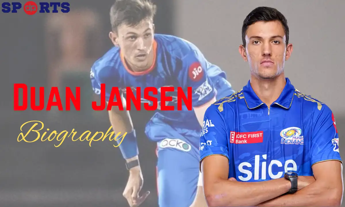 Duan Jansen, Height, IPL 2025 Team, Biography, Age, Stats, Net Worth & More