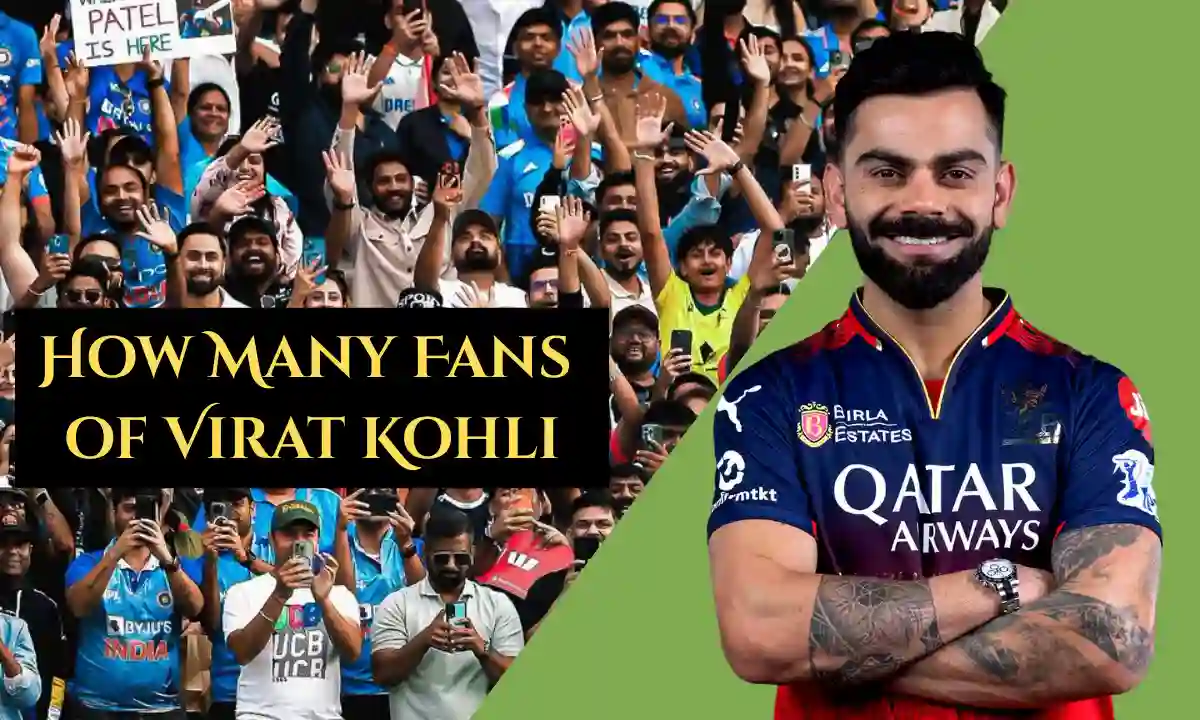 how many fans of Virat Kohli