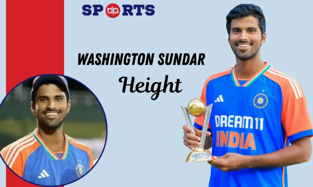 Washington Sundar Height in Feet