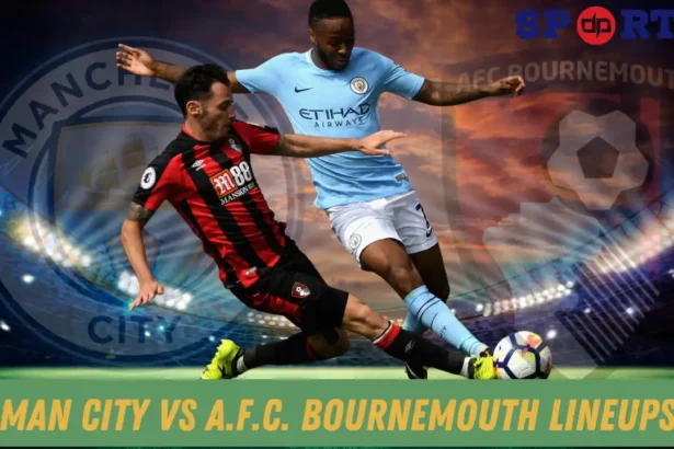 man city vs a.f.c. bournemouth lineups