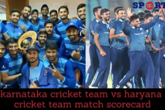 karnataka cricket team vs haryana cricket team match scorecard