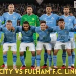 man city vs fulham f.c. lineups