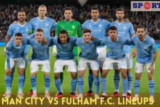 man city vs fulham f.c. lineups